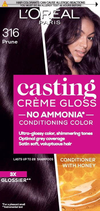 Боя за коса 316 Синя слива Casting Creme Gloss Продуктово изображение