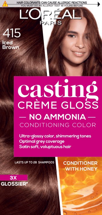 Боя за коса 415 Ледено кафяво Casting Creme Gloss Продуктово изображение