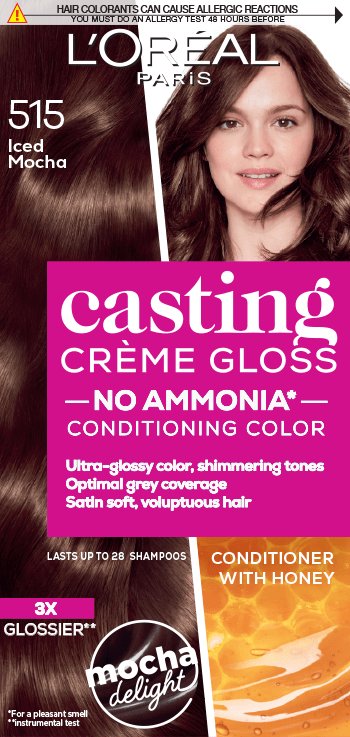 Боя за коса 515 Леден шоколад Casting Creme Gloss Продуктово изображение