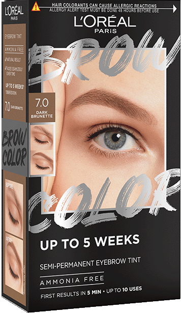 Brow Color Полуперманентна боя за вежди 7.0 Dark Blond